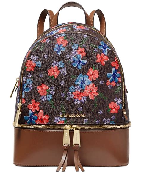 michael kors flower backpack